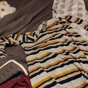 Striped Long Sleeve Top - Multicolor